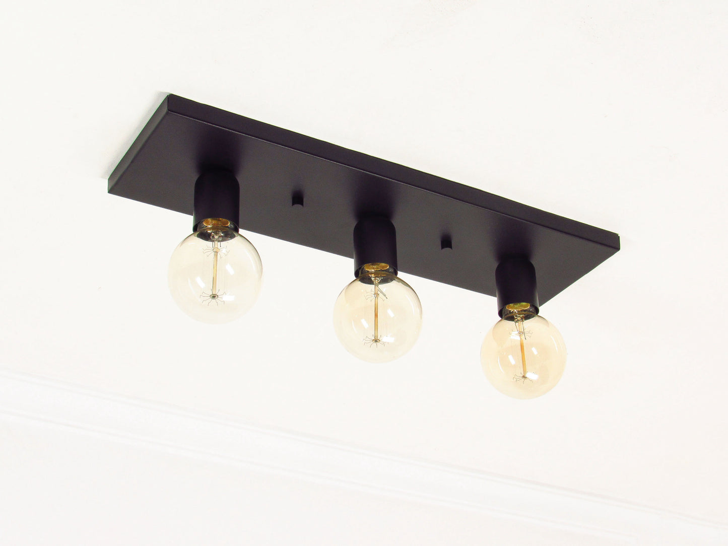 Linear Cluster Ceiling Light – Wide Versatile Flush Mount