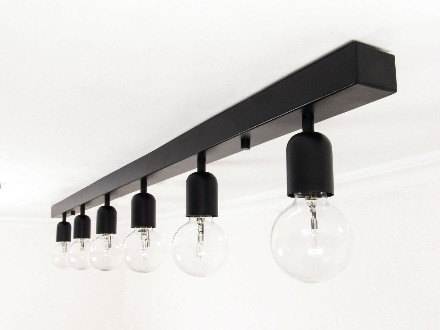 Linear Cluster Ceiling Light – Versatile Vanity Flush Mount
