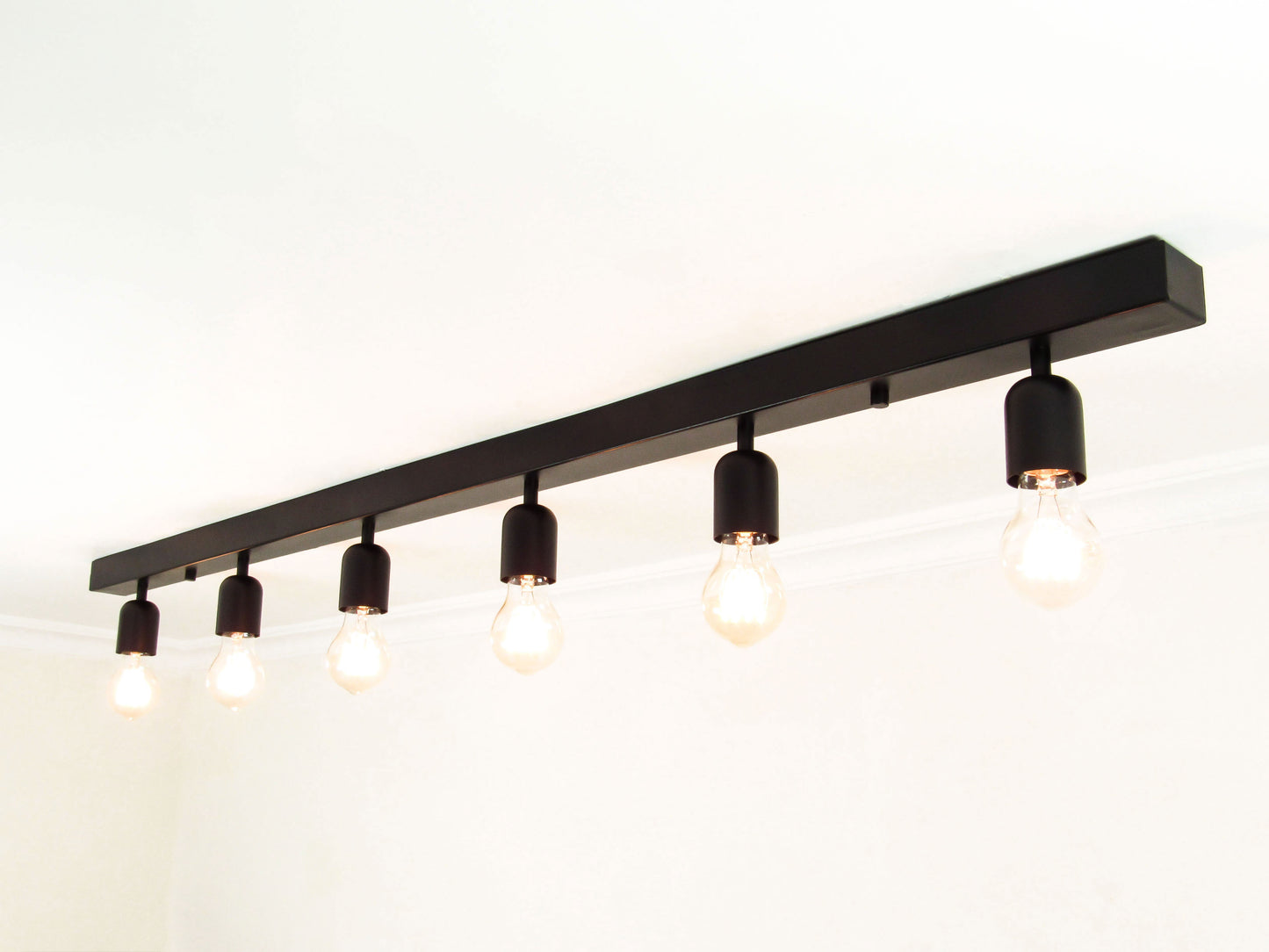 Linear Cluster Ceiling Light – Versatile Vanity Flush Mount