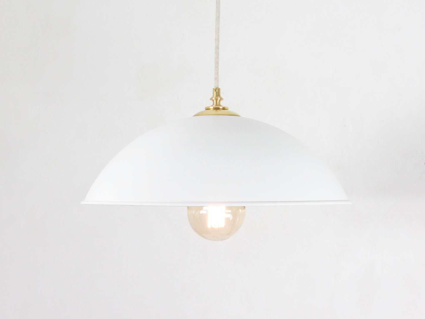 Dome Pendant Light – Modern Brass