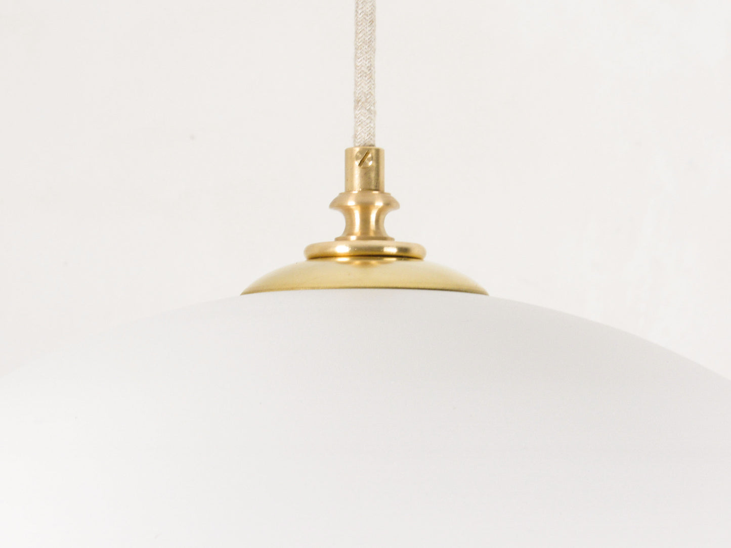 Dome Pendant Light – Modern Brass