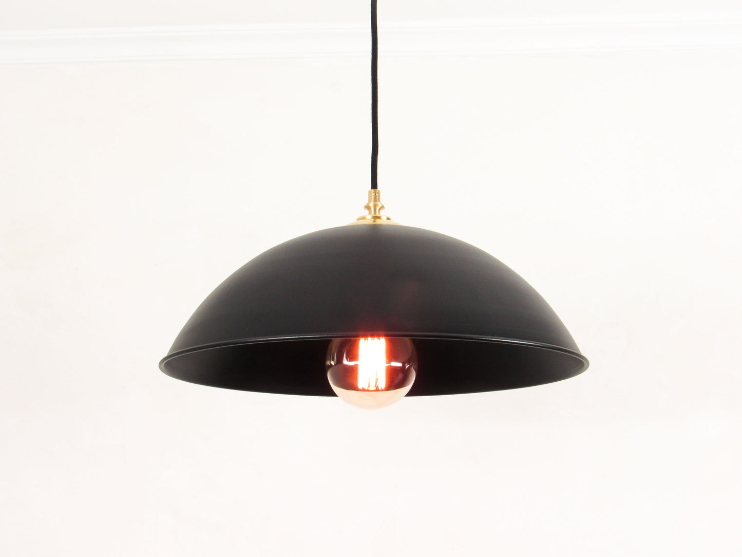 Dome Pendant Light – Modern Brass