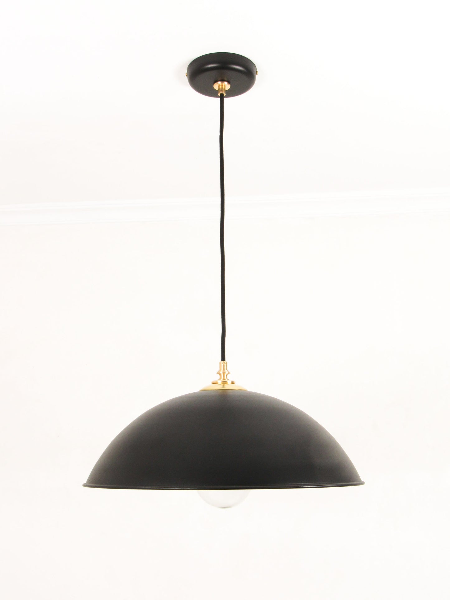 Dome Pendant Light – Modern Brass