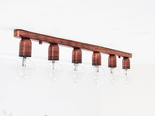 Metal Bar Vanity Light — Versatile Modern Flush Mount
