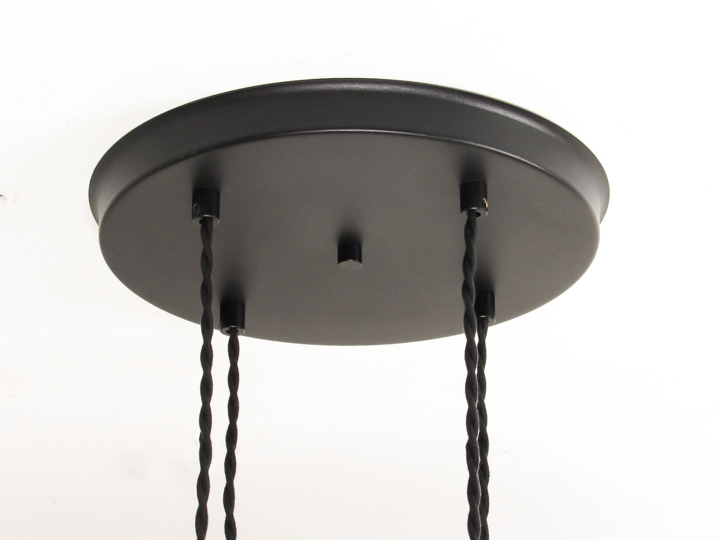Factory Conical Pendant – 4 Light Cluster
