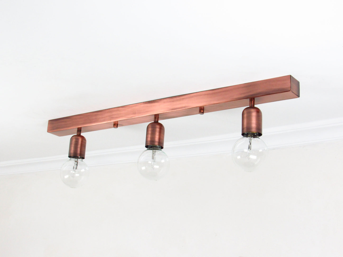 Linear Cluster Ceiling Light – Versatile Vanity Flush Mount