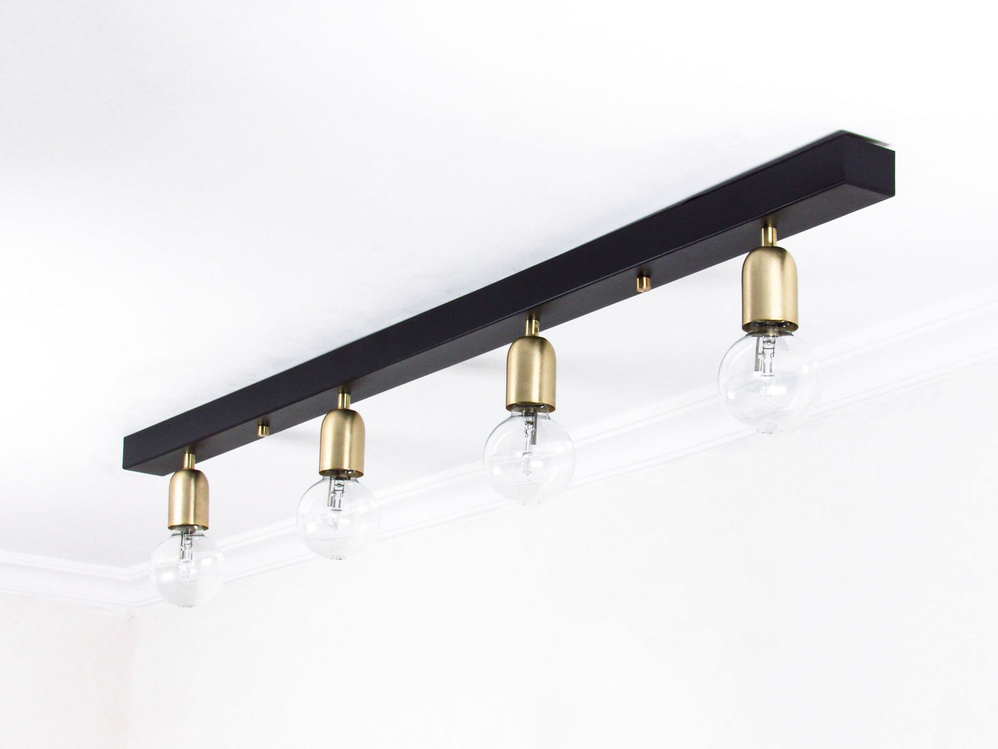 Linear Cluster Ceiling Light – Versatile Vanity Flush Mount