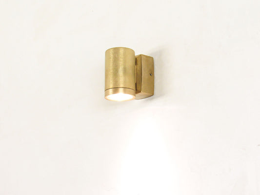 Waterproof Brass Fixture for Spot Bulbs - 1 BULB VERSION