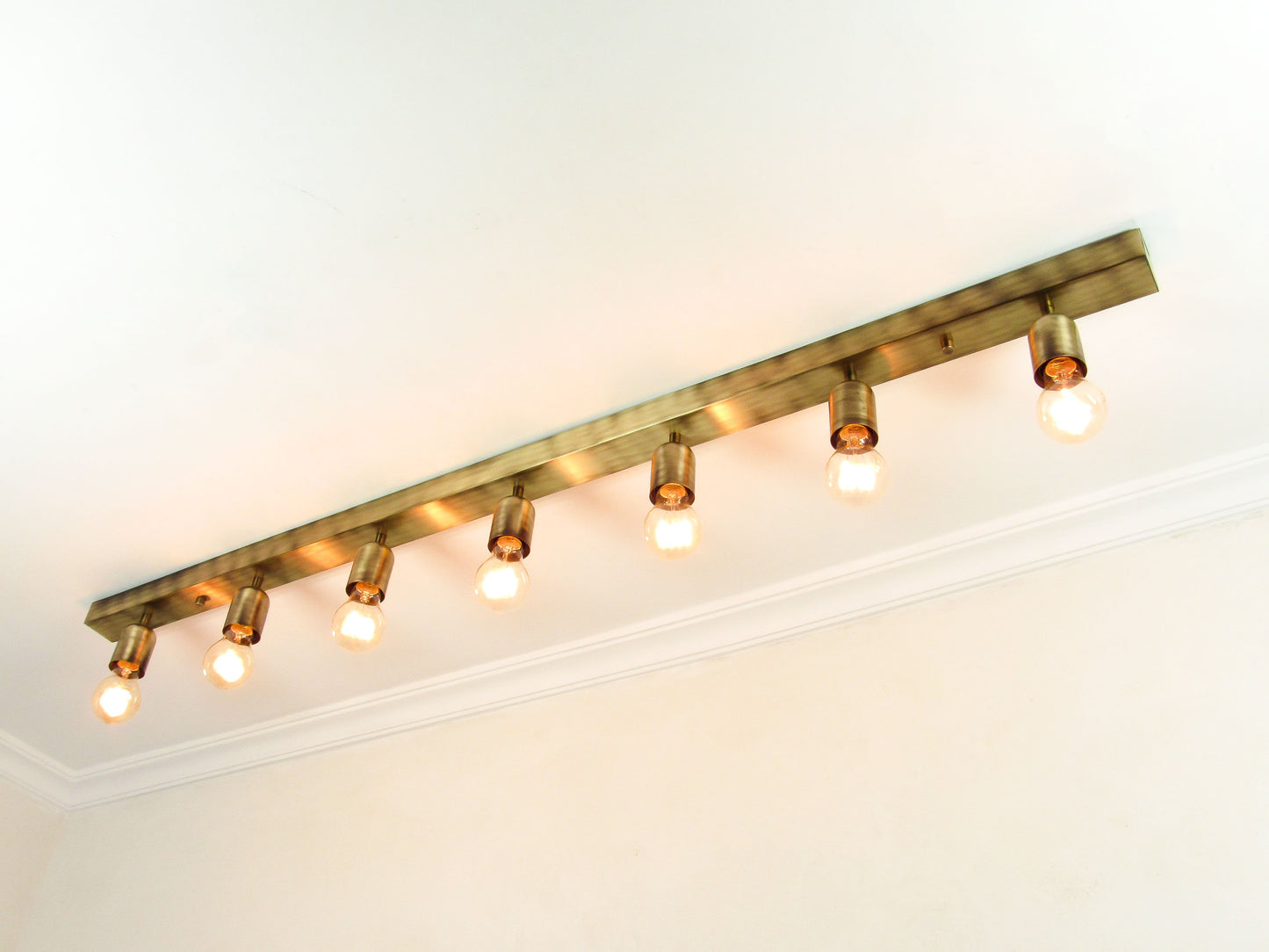Linear Cluster Ceiling Light – Versatile Vanity Flush Mount