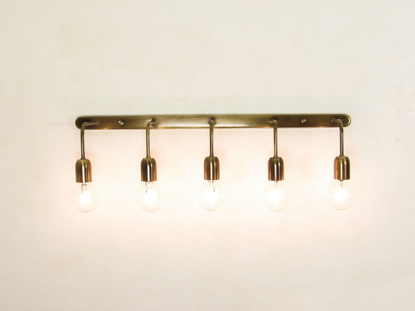 Linear Bracket Wall Sconce — Minimal Vanity Light