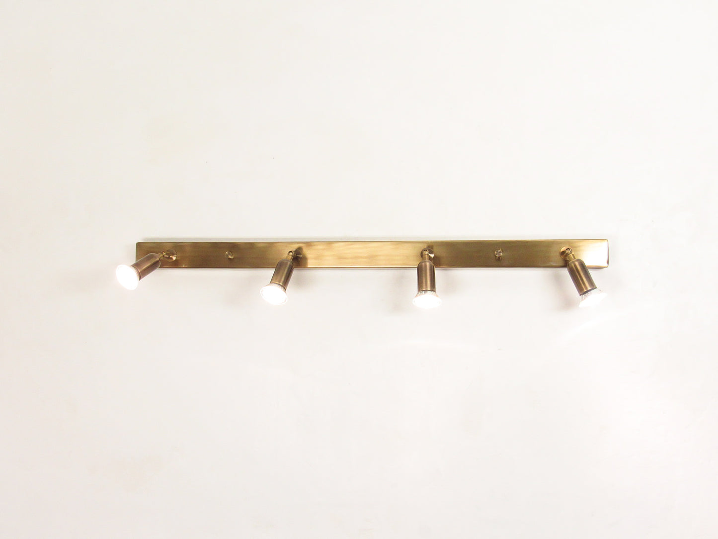 Linear GU10 Spot Wall Light — Adjustable Cluster Bar, 2–7 Lights
