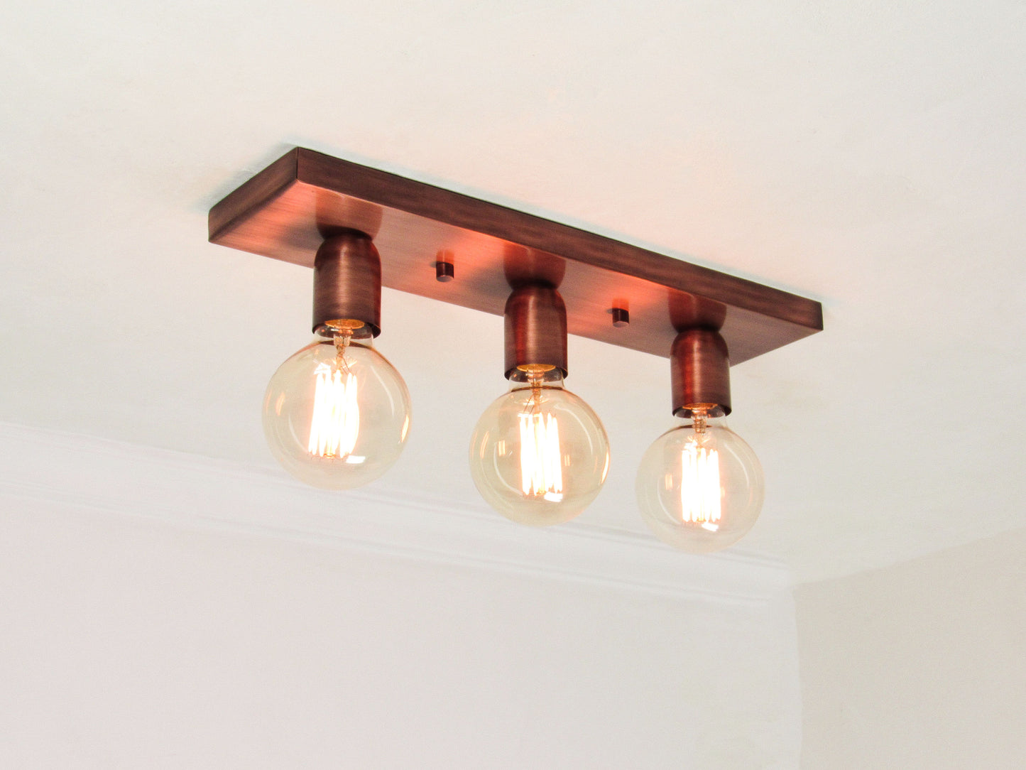 Minimalist Linear Globe Vanity Bar – Flush Ceiling/Wall Sconce