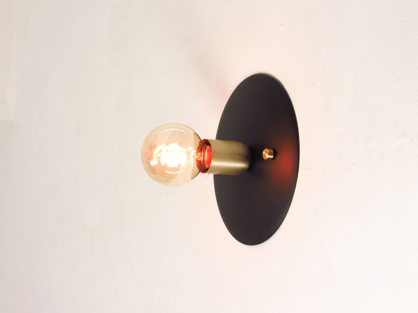 Surface Disc Flush Mount & Wall Sconce — White Bathroom Light