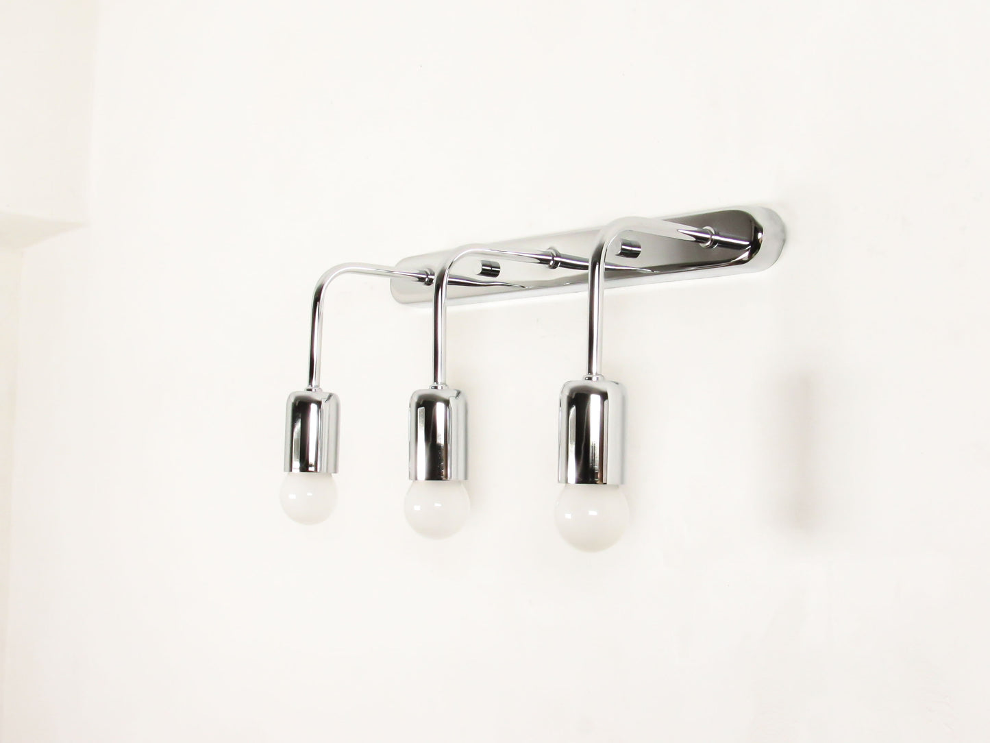 Linear Bracket Wall Sconce — Minimal Vanity Light