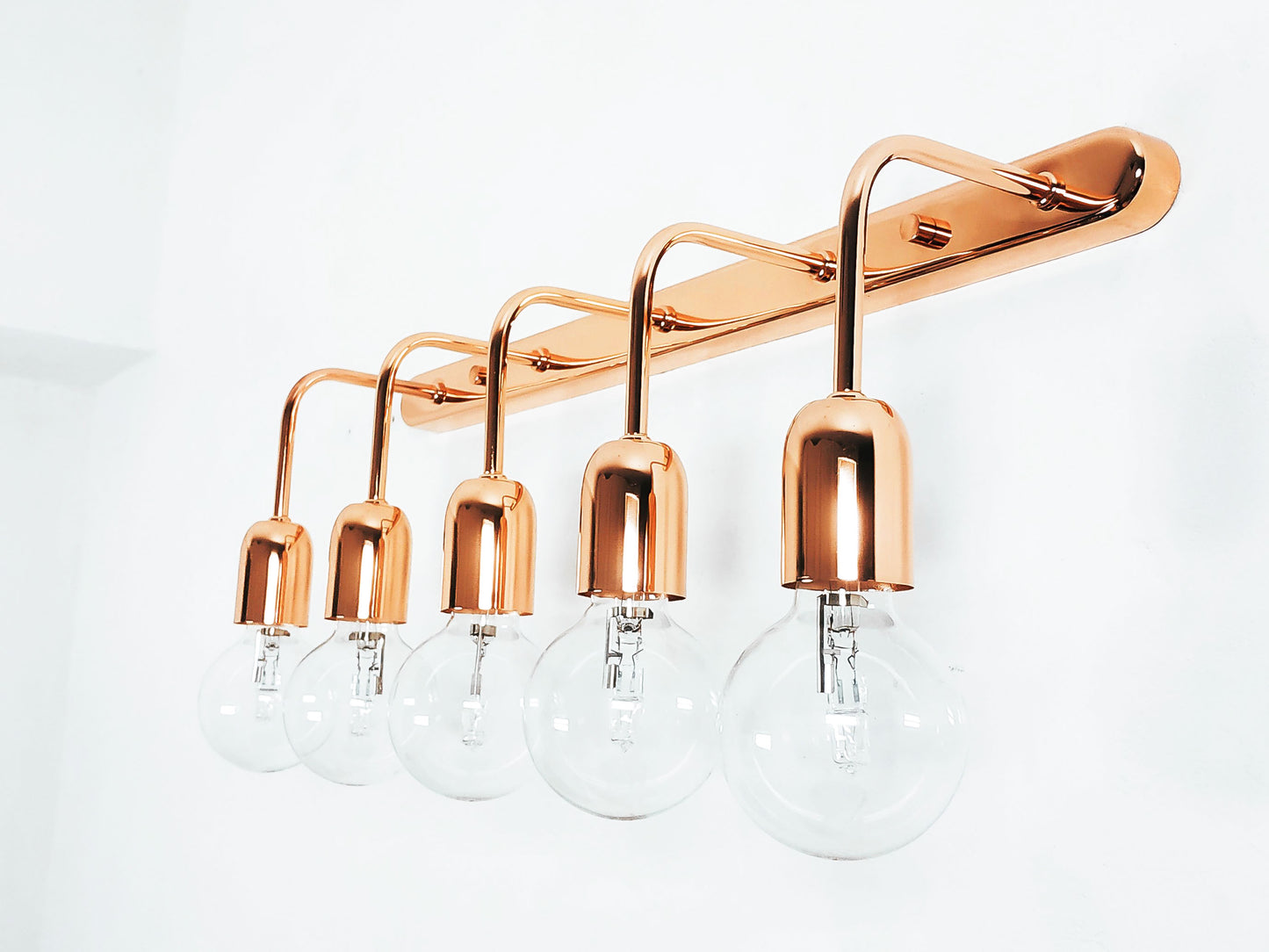 Linear Bracket Wall Sconce — Minimal Vanity Light