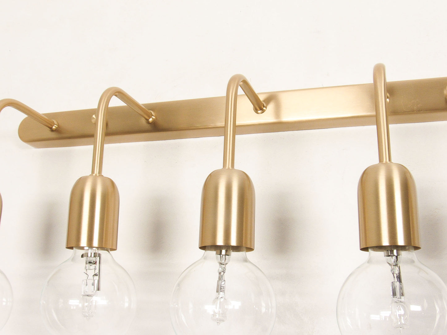 Linear Bracket Wall Sconce — Minimal Vanity Light