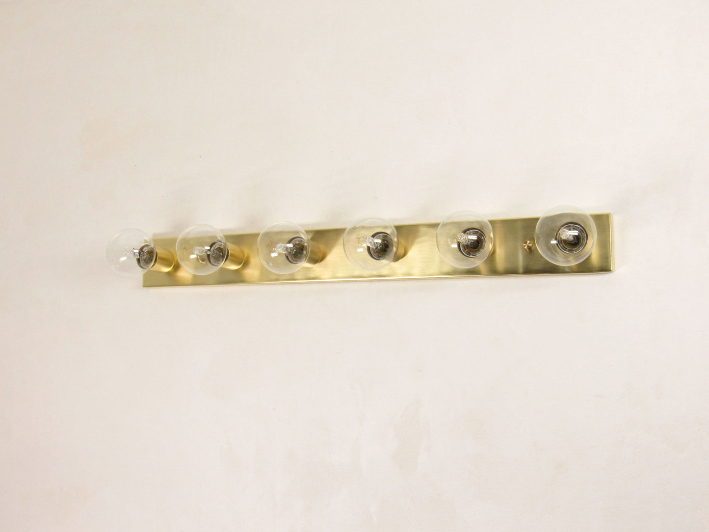 Linear Modern Globe Vanity Bar—Flush Wall & Ceiling Light