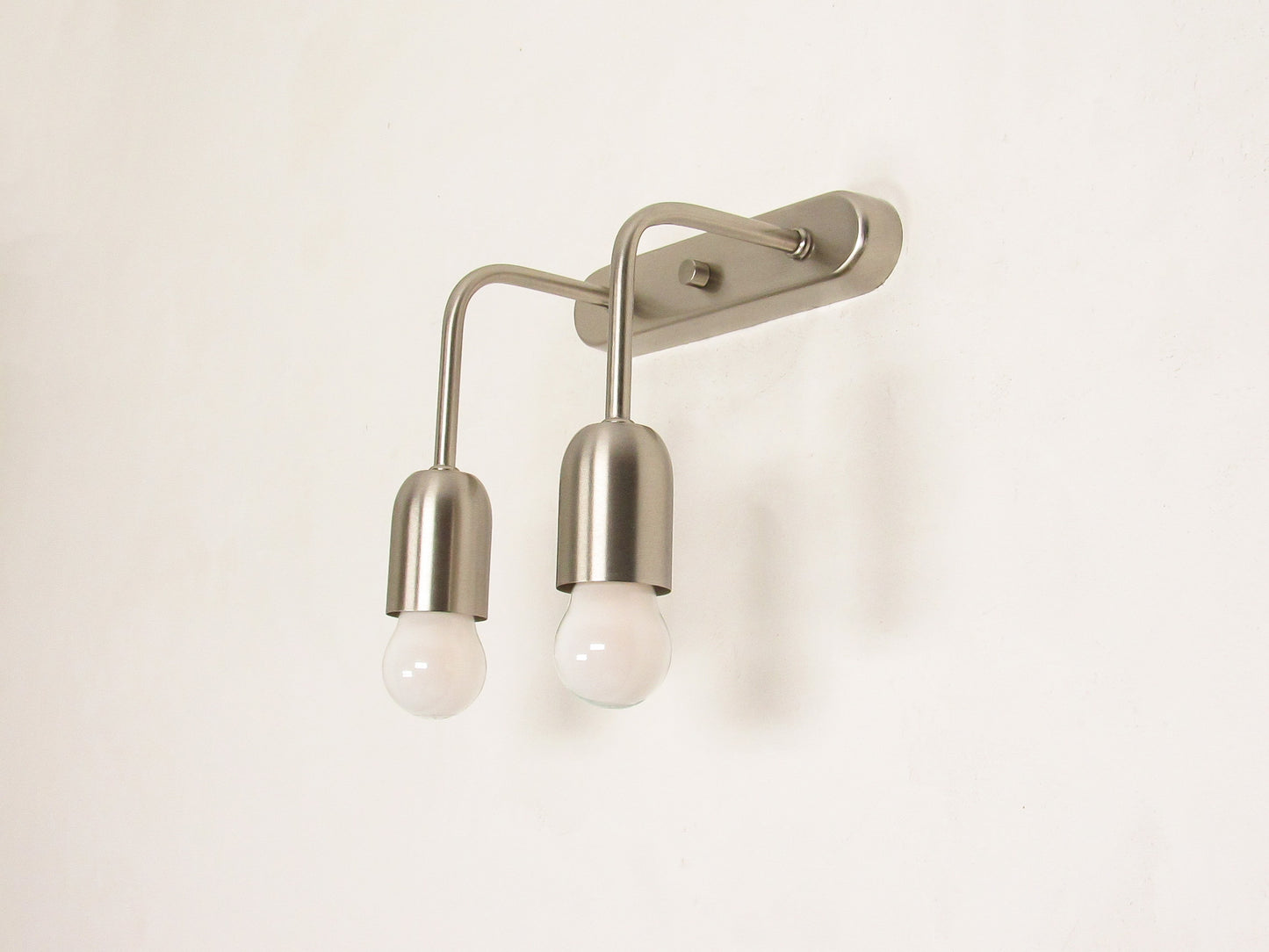 Linear Bracket Wall Sconce — Minimal Vanity Light