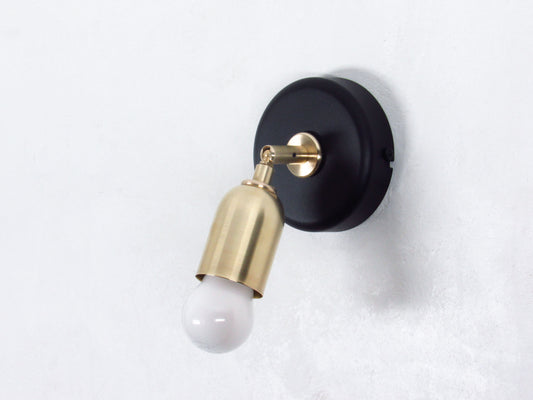 Pivot Modern Brass Wall Light–Restrained Industrial Task Sconce