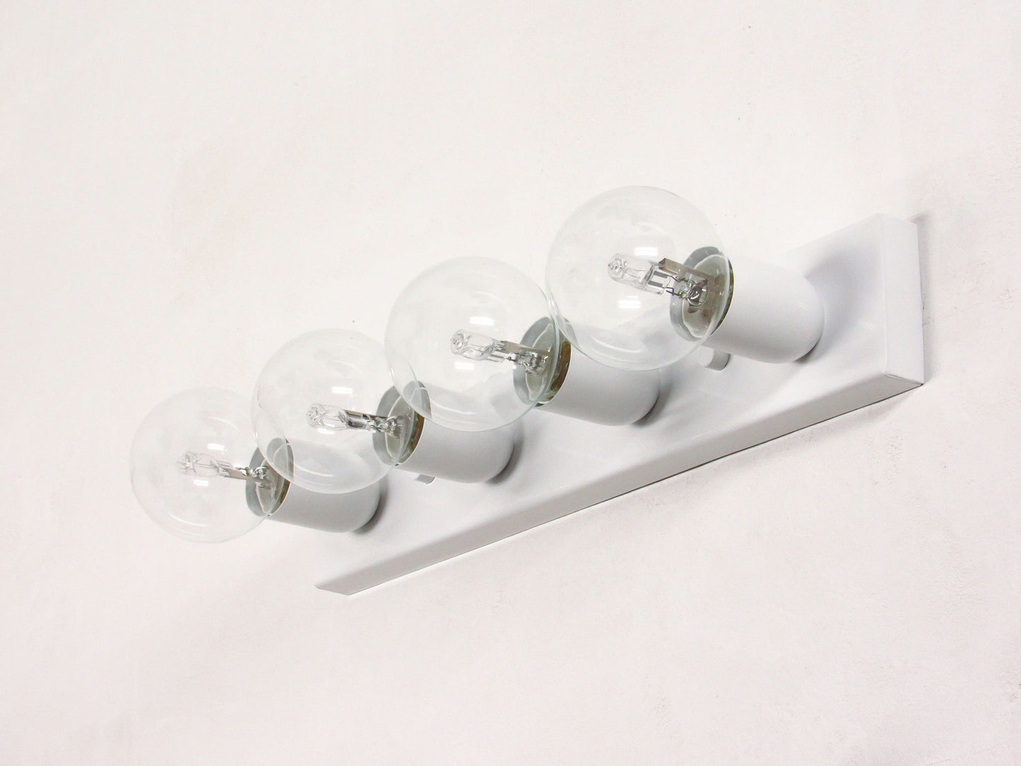 Linear Modern Globe Vanity Bar—Flush Wall & Ceiling Light